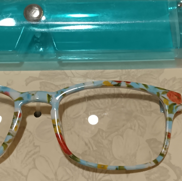 Pioneer Woman Sweet Rose Blue Light Screen Protection Glasses - Picture 2 of 3